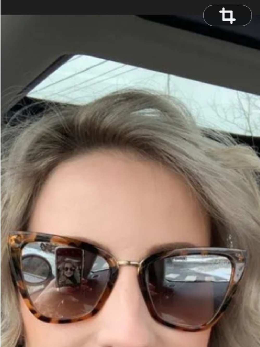 Quay Reina Mini Mirror Cat Eye Tortoise Shell Sunglasses 52mm
NWOT